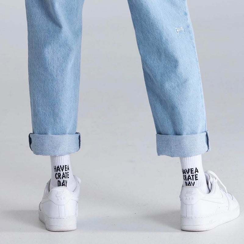 SS23 Scripted White Sock Pack