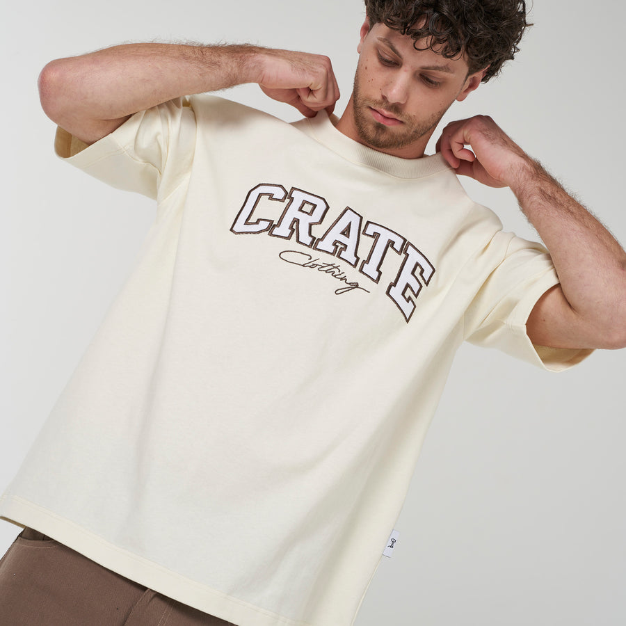 Crate Varsity Box Fit T-Shirt