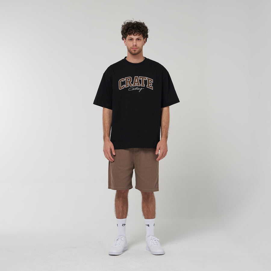 Crate Varsity Box fit T-Shirt