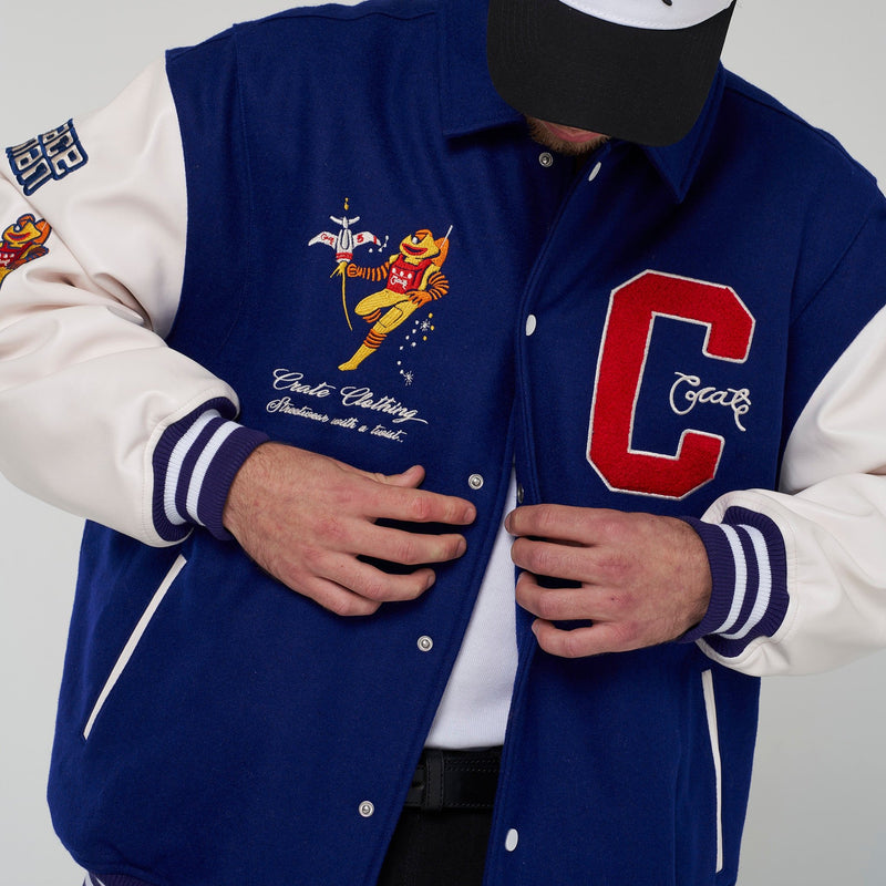 Limited Edition Crate X Space Man Candy Letterman Jacket