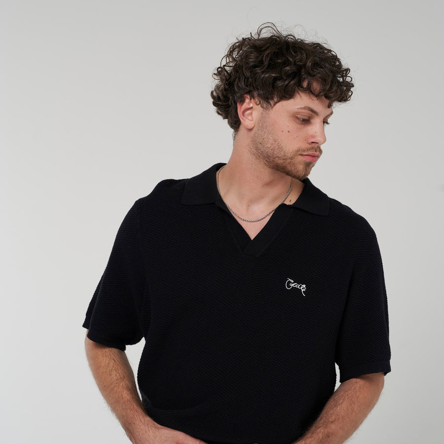 Crate Resort Knit Polo Shirt