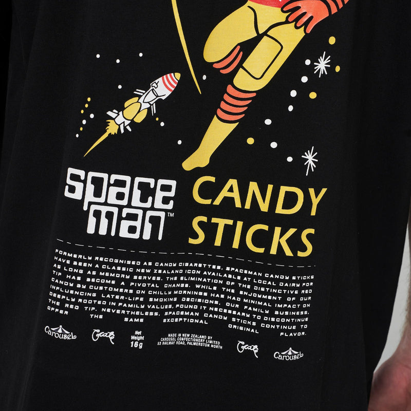 Crate X Space Man Candy Scripted T-Shirt