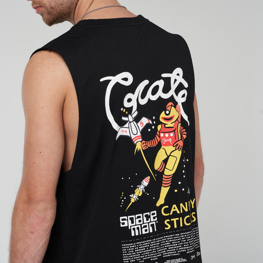 Crate X Space Man Candy Muscle Singlet