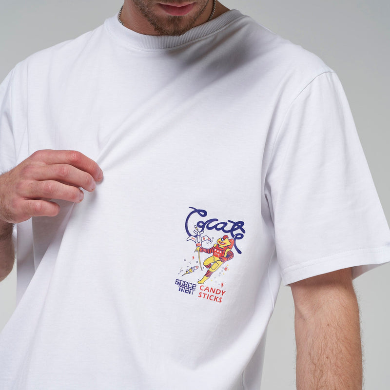 Crate X Space Man Candy Scripted T-Shirt