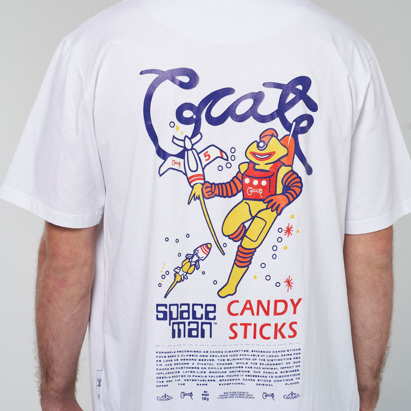 Crate X Space Man Candy Scripted T-Shirt