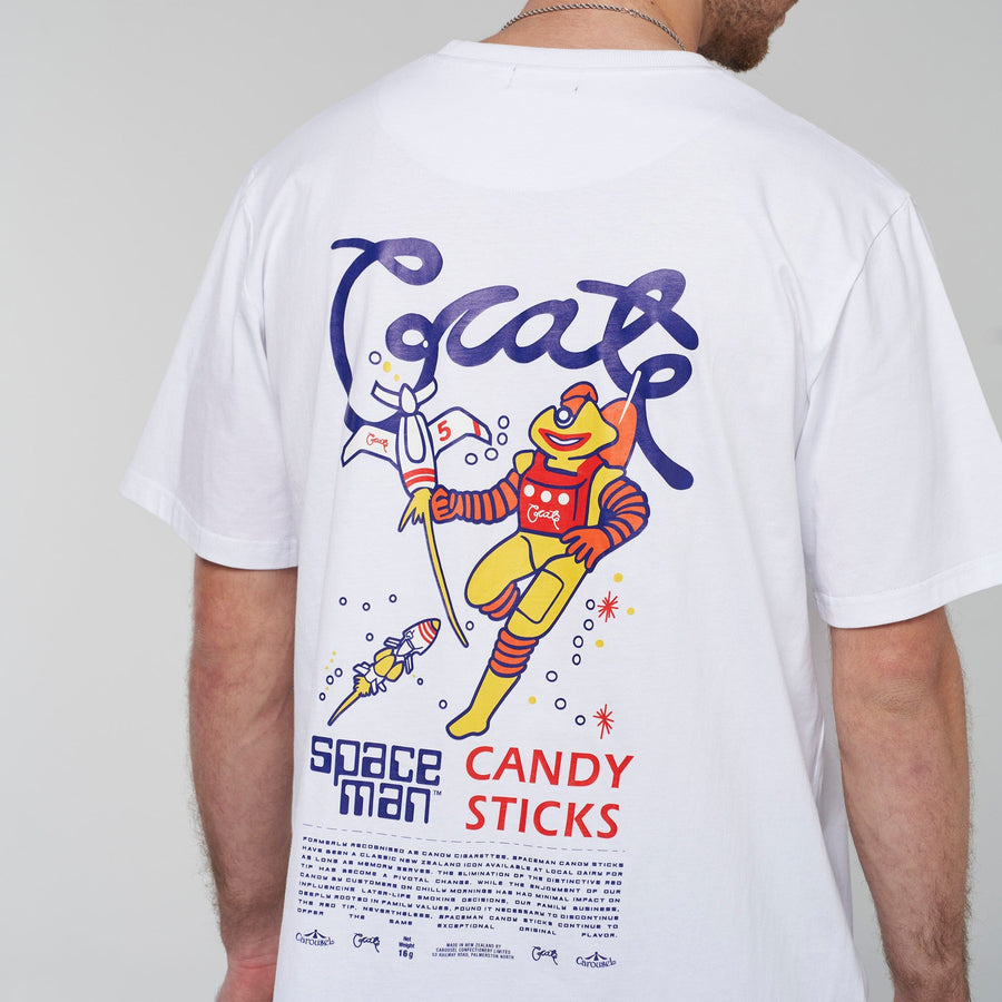 Crate X Space Man Candy Scripted T-Shirt