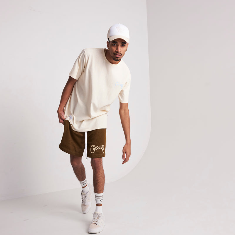 Men's Scripted Mesh Shorts