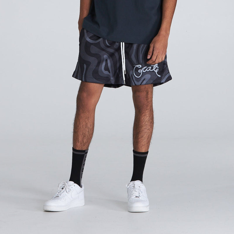 Men's Swirley Mesh Shorts