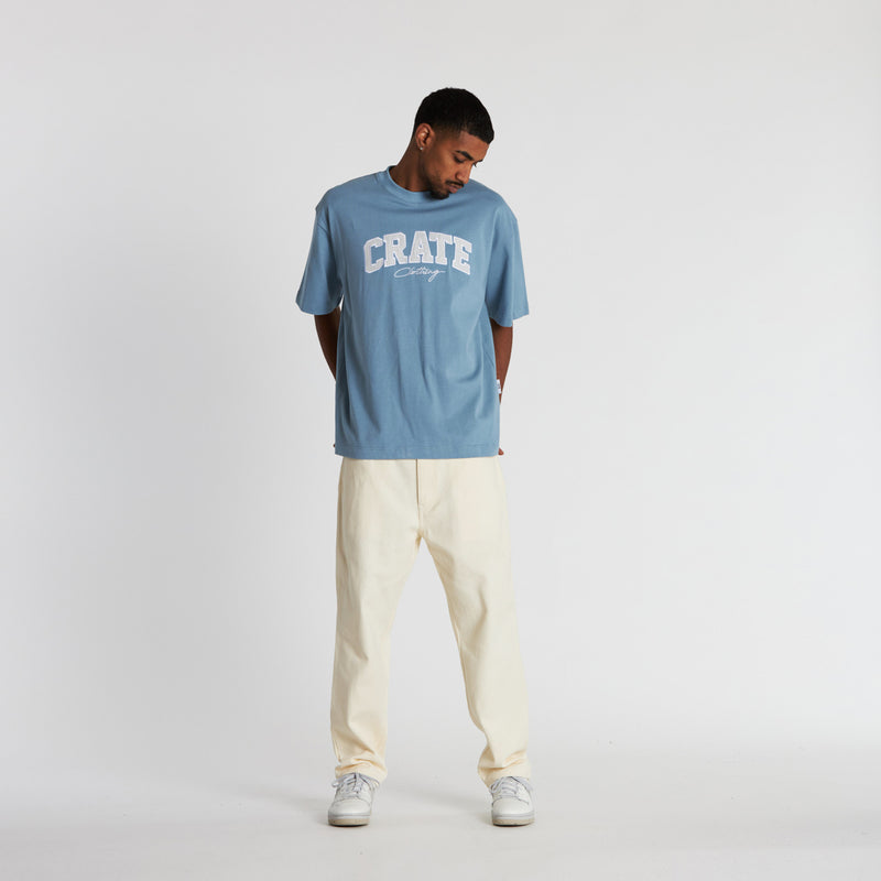 CRATE VARSITY BOX FIT T-SHIRT