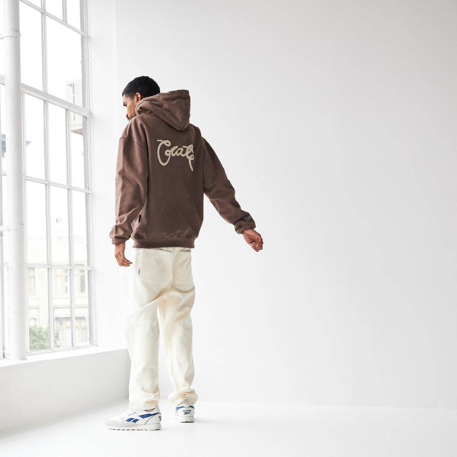 MEN'S SCRIPTED BOX FIT HOODIE