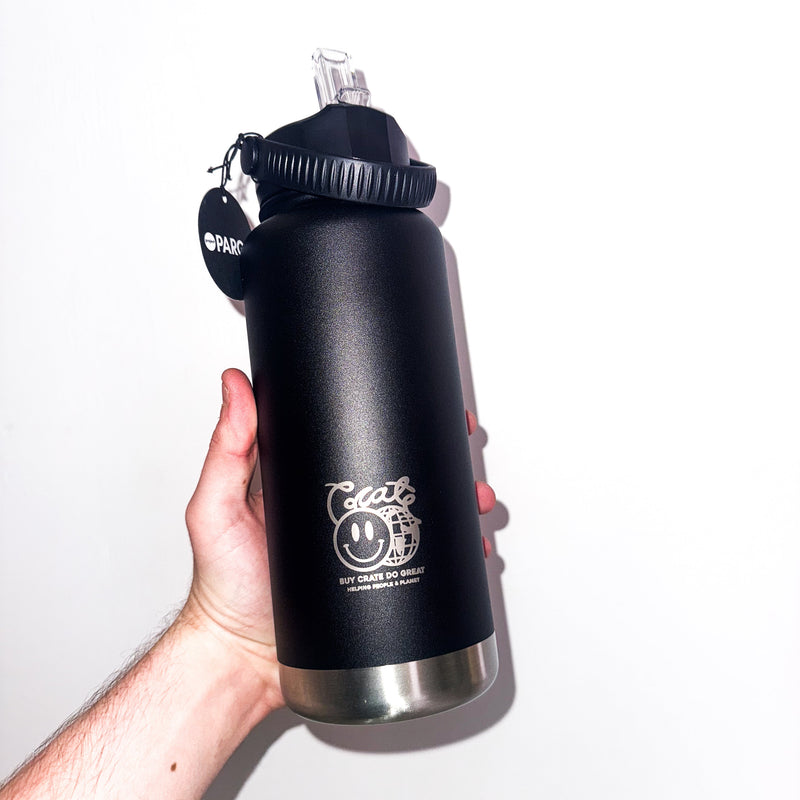 Crate X Pargo 950mls Sports Bottle Black