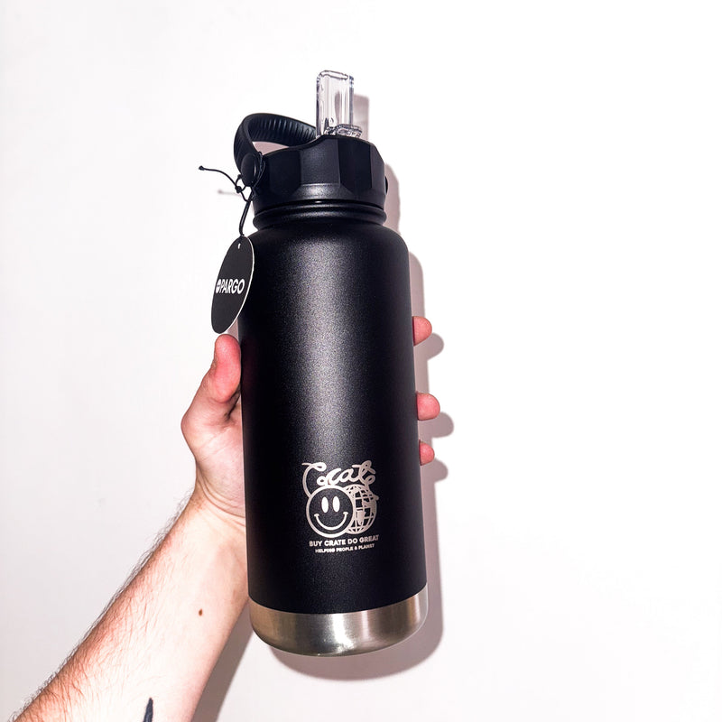 Crate X Pargo 950mls Sports Bottle Black