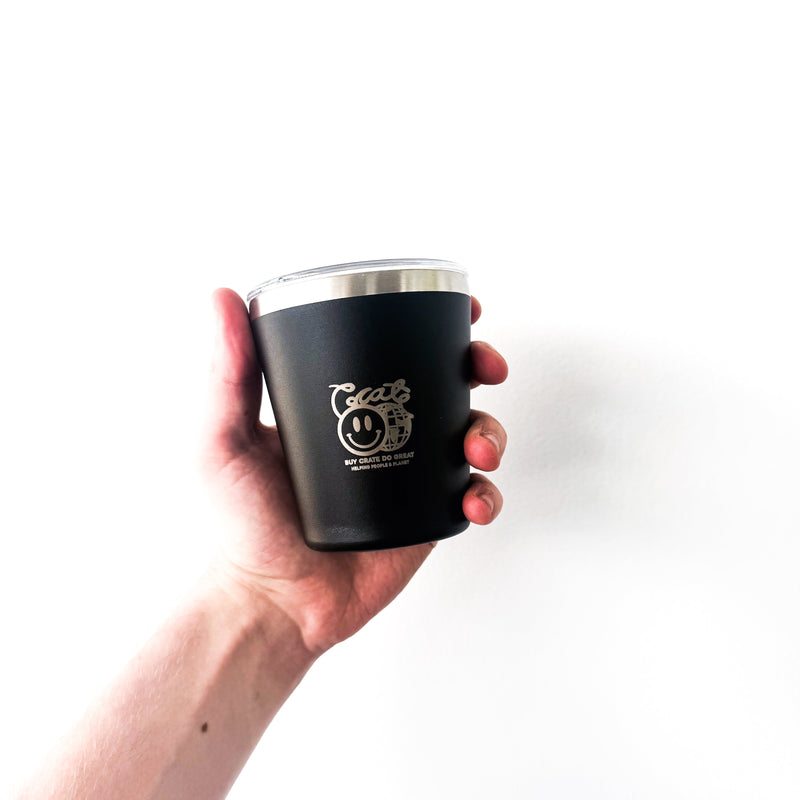 Crate X Pargo 8oz Coffee Cup Black