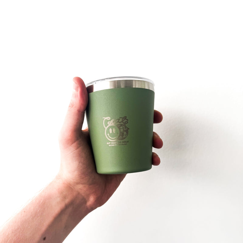 Crate X Pargo 8oz Coffee Cup Green