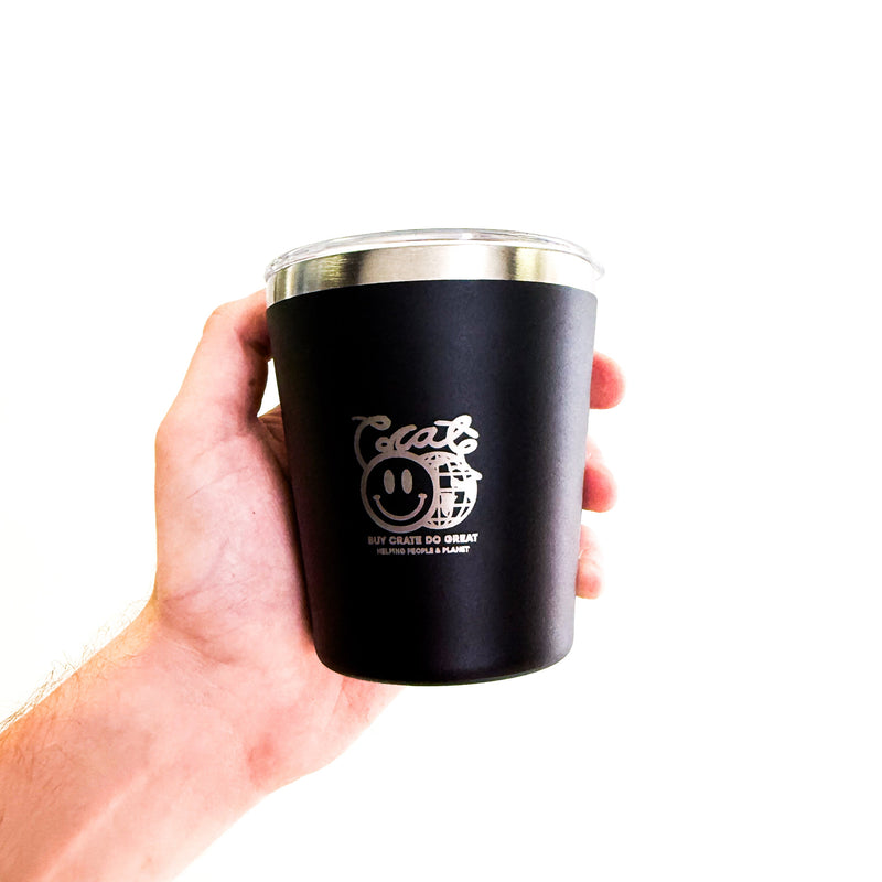 Crate X Pargo 8oz Coffee Cup Black