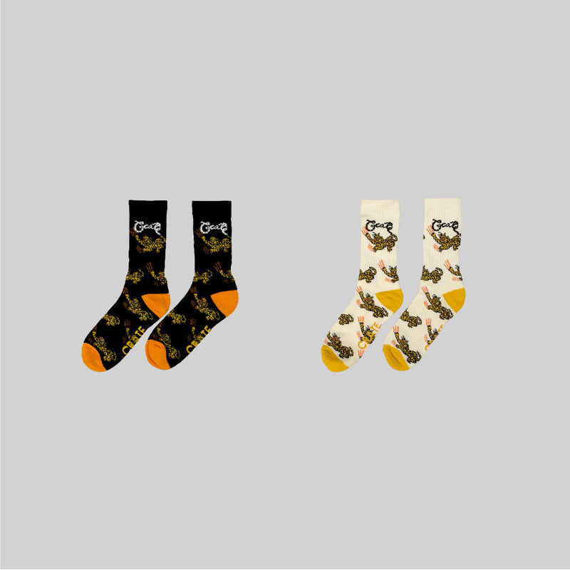 SS22 X2 Pack Tiger Socks